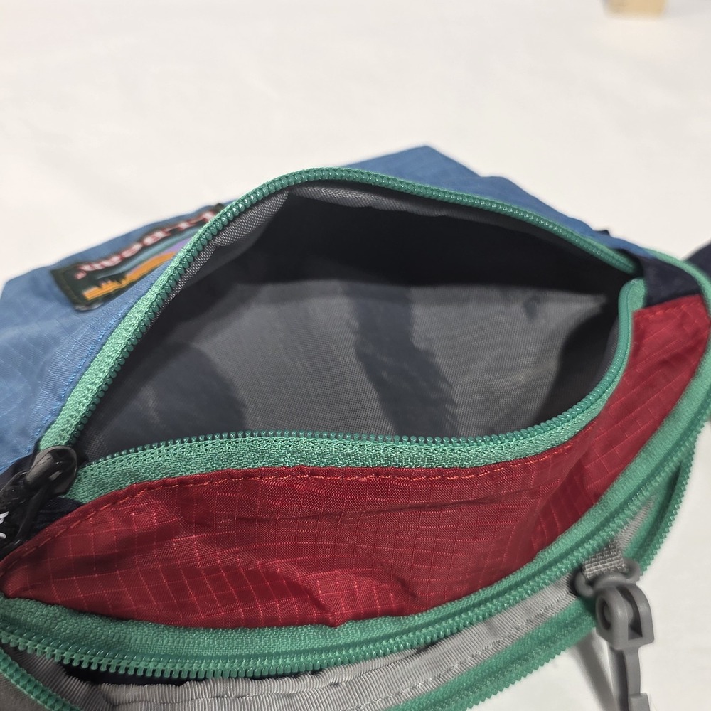 L.L.Bean Nylon Waist Pack Zip Adjustable Strap 2 Pockets - packable - Picture 12 of 14